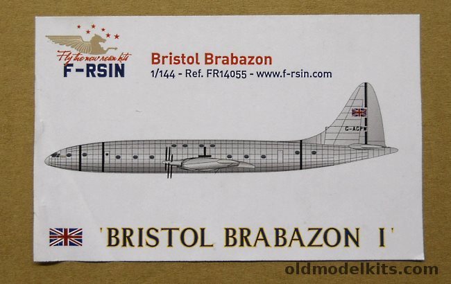 F-RSIN 1/144 Bristol Brabazon I, FR14055 plastic model kit